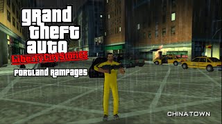 GTA Liberty City Stories  All Portland Island Rampages [upl. by Arraeic]