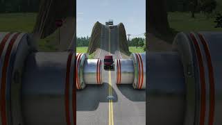 Cars amp Van Vs 3 Extreme Bollards  BeamNGDrive shorts beamngdrive india [upl. by Demb702]