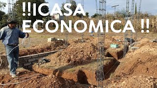 CASA ECONÓMICA PROGRESIVA TRABAJOS DE CIMENTACIÓN [upl. by Aciret]