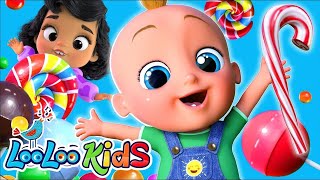 🍭🦁 LooLoo Kids Nursery Rhymes Lollipop  Wild Animal Sounds  Fun and Educational Songs for Kids 🌟 [upl. by Assen]