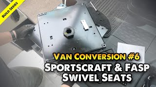 Installing Sportscraft amp Fasp swivel seats in a Relay  Ducato  Boxer  Ram Promaster camper van [upl. by Aronoel243]