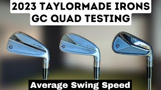 2023 Taylormade Irons Comparison  P7MC P770 P790 amp Stealth  Head 2 Head GC Quad Test [upl. by Eugilegna]