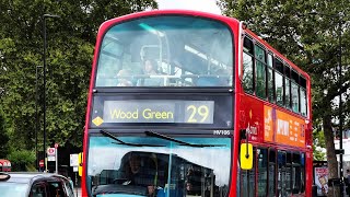 Londons Buses around Mornington Crescent Station 12th August 2023 [upl. by Pardoes]