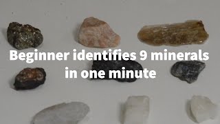 How to identify 9 minerals in ONE MINUTE using sandpaper nail and magnet [upl. by Griz]