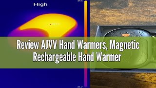 Review AJVV Hand Warmers Magnetic Rechargeable Hand Warmer 2 Pack Electric Portable Pocket Reusabl [upl. by Clyte]