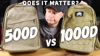 500D vs 1000D Cordura Whats the BIG DEAL Should YOU care [upl. by Carnahan]