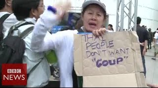 Protestors face Thai army  BBC News [upl. by Arvind]