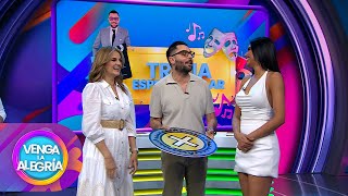 Así fue el regreso de Ricardo Casares en la Trivia Espectacular  Venga La Alegría [upl. by Schaper143]