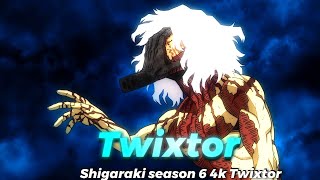 Shigaraki season 6 4k Twixtor [upl. by Llenrahs]