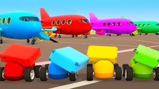 The colorful racing cars for kids amp tow trucks for kids The best episodes of car cartoons for kids [upl. by Theo]