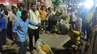 Vizianagaram Butchanna koneru Puli veshalu At Bheemili festival  Kalla Gowri9951253992 [upl. by Nahgrom41]