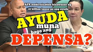 AFP modernization binawasan ng 10 billion nakakababa ng morale sa mga kasundaluhan [upl. by Mieka]