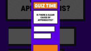 Mastering Appendicitis A Quick Health Quiz quiz quiztime [upl. by Tavie502]