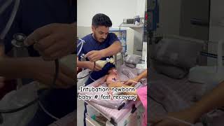 ENDOTRACHEAL INTUBATION  Fast recovery after 8days newborn baby in ankur maitrika Hospital ♥️♥️♥️ [upl. by Cnut]