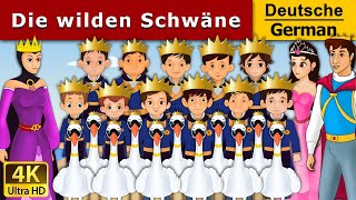 Die wilden Schwäne  Wild Swan in German  Märchen  Geschichte  GermanFairyTales [upl. by Akkahs]