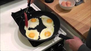 Fried eggs over easy [upl. by Oiramat]