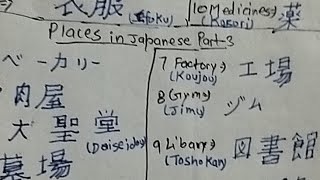 Places names in Japanese and explain in english part 3 [upl. by Aliban]