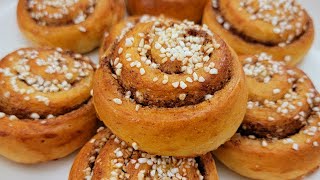 Easy Cinnamon Buns Recipe  How To Make Swedish Cinnamon Buns Kanelbullar [upl. by Nnyroc449]