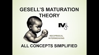 Gesells Maturation Theory and all concepts  Simplest Explanation Ever [upl. by Ardnasirhc924]