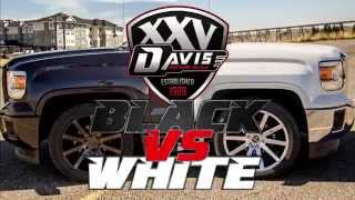 Black VS White Custom 2014 Sierra Accessories in Alberta at Davis GMC Buick [upl. by Osbourn]