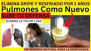 Remedio Casero para el Resfriado  tos  dolor de garganta  Defensa gripe  solo 3 ingredientes [upl. by Feodor]