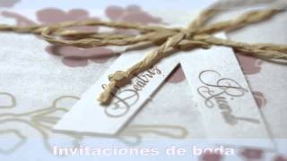 Invitaciones de boda 2013 1 [upl. by Ellinet]