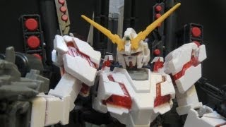 HGUC Full Armor Unicorn Gundam review 2 Plates Gundam UC Banaghers Gunpla plastic model ガンプラ [upl. by Vig]