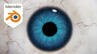 Blender Stylized Parallax Mapping Eye [upl. by Odnaloy]