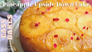 Pineapple Upside Down Cake  Easy Bakes [upl. by Paske748]