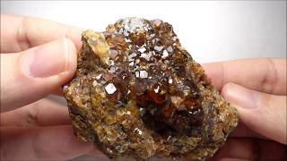 Minerales de Colección  Granate  Garnet  Canadá [upl. by Ibrahim450]