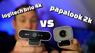 papalook 2k Webcam vs logitech brio 4k  Which one is best [upl. by Sclater]