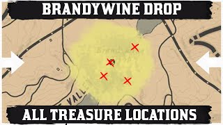 Brandywine Drop All Treasure Locations Red Dead Redemption 2 Online [upl. by Rayburn]