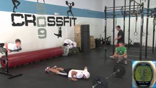 Beginner Crossfit Workout with Dave Erickson in Spokane Washington [upl. by Leonerd]