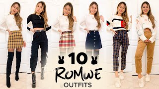 ROMWE Black Friday Outfits Try On amp Review [upl. by Selden]