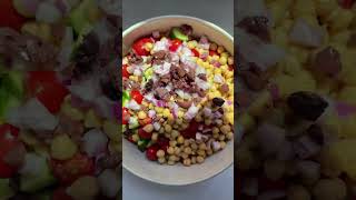 Chopped Greek Chickpea Salad [upl. by Ovida]