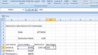 How to Create a Spreadsheet using Excel [upl. by Ecenaj799]