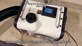 LF bros N2 diesel heater unboxing and review dieselheater unboxing review [upl. by Steck]