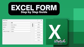 Streamline Data Entry with Excel Forms  Excel Tips and Tricks [upl. by Nahsad956]