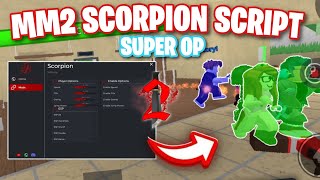 MM2 MURDER MYSTERY 2 SCRIPT SCORPION GUI SHOWCASE SCRIPT ROBLOX [upl. by Wyck352]