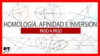 Repaso TODO EN UNO 👍🏼 homología afinidad inversión 👍🏼 Dibujo Técnico [upl. by Kant]