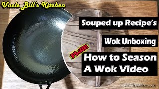 Souped Up Recipes Wok Unboxing  How to Season a Carbon Steel Wok in an Oven [upl. by Stranger]