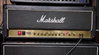 Marshall DSL100H boosted with Boss SD1  Lead 2 crunchy thrash [upl. by Ecerahc]