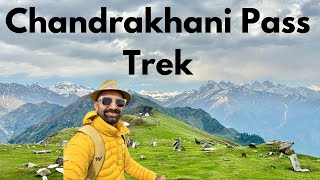 Chandrakhani Pass Solo Trek in One Day  Trekking in Himachal  The Young Monk [upl. by Iaw]