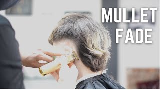 How to Modern Mullet Side Taper Fade Haircut Tutorial [upl. by Loralie325]