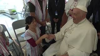 PAPAL VISIT TO INDONESIA With Pope Francis at the Apostolic Nunciature in Jakarta [upl. by Akram]