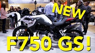 2018 BMW F750GS First Look [upl. by Aldin]