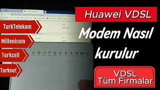 ★ Huawei HG658 VDSL Modem ★ Kolay Kurulum [upl. by Aurelio298]