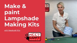 Make amp Paint Lampshade Making Kits [upl. by Gnap729]