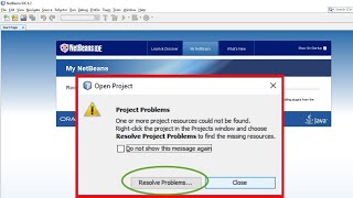 How To FIX Netbeans  Resolve Reference Problems [upl. by Yee518]