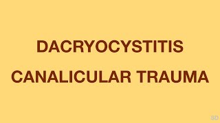 Oculoplasty Session 31 Trauma Infection and Neoplasm of Lacrimal Drainage Pathways [upl. by Georgiana918]